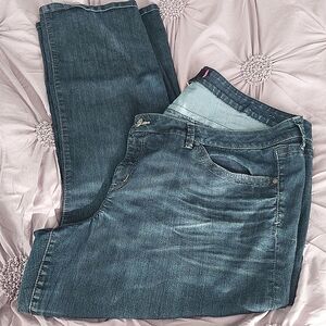 Torrid Dark blue jeans - straight leg, stretch